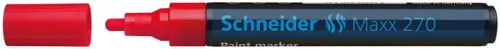 Lakkmarker, 1-3 mm, SCHNEIDER 'Maxx 270', piros