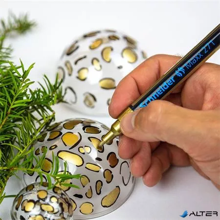 Lakkmarker, 1-2 mm, SCHNEIDER "Maxx 271", ezüst