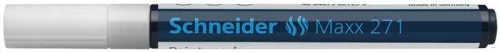 Lakkmarker, 1-2 mm, SCHNEIDER "Maxx 271", fehér
