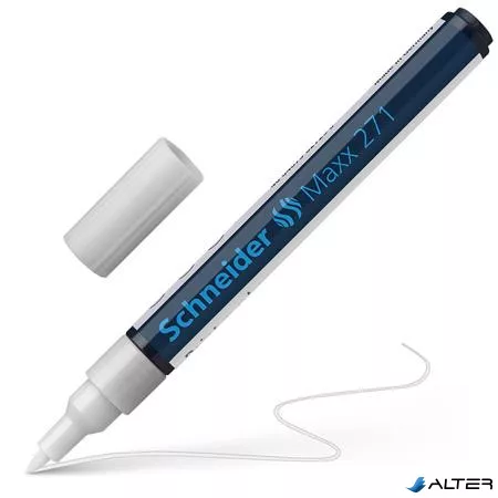 Lakkmarker, 1-2 mm, SCHNEIDER "Maxx 271", fehér