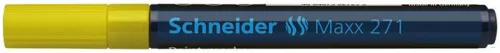 Lakkmarker, 1-2 mm, SCHNEIDER "Maxx 271", sárga