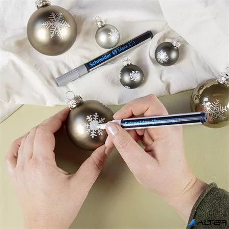 Lakkmarker, 1-2 mm, SCHNEIDER 'Maxx 271', sárga