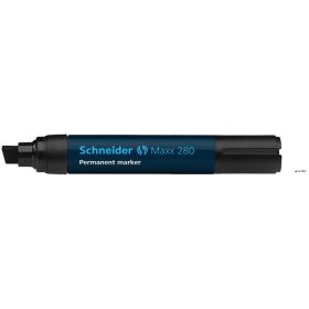   Alkoholos marker, 4-12 mm, vágott, SCHNEIDER "Maxx 280", fekete