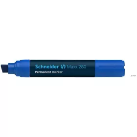   Alkoholos marker, 4-12 mm, vágott, SCHNEIDER "Maxx 280", kék
