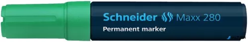 Alkoholos marker, 4-12 mm, vágott, SCHNEIDER 'Maxx 280', zöld