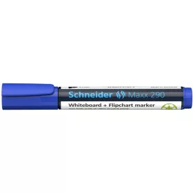   Tábla- és flipchart marker, 2-3 mm, kúpos, SCHNEIDER 'Maxx 290', kék