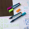 Tábla- és flipchart marker, 2-3 mm, kúpos, SCHNEIDER 'Maxx 290', piros