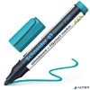 Tábla- és flipchart marker, 2-3 mm, kúpos, SCHNEIDER "Maxx 290", türkizkék