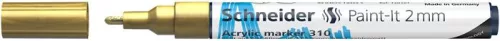 Dekormarker, akril, 2 mm, SCHNEIDER 'Paint-It 310', arany