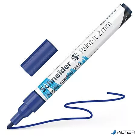 Dekormarker, akril, 2 mm, SCHNEIDER "Paint-It 310", kék