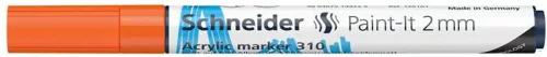 Dekormarker, akril, 2 mm, SCHNEIDER "Paint-It 310", narancssárga