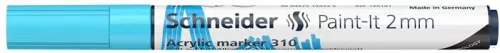 Dekormarker, akril, 2 mm, SCHNEIDER "Paint-It 310", pasztellkék