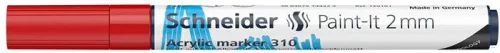 Dekormarker, akril, 2 mm, SCHNEIDER 'Paint-It 310', piros