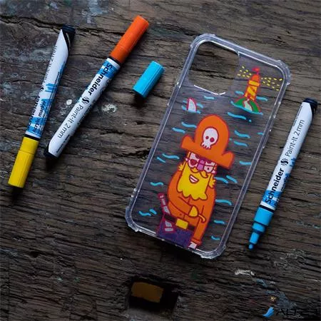 Dekormarker, akril, 2 mm, SCHNEIDER 'Paint-It 310', piros