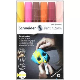   Dekormarker készlet, akril, 2 mm, SCHNEIDER 'Paint-It 310', 6 különböző szín