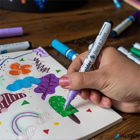 Dekormarker, akril, 2 mm, SCHNEIDER 'Paint-It 310', zöld