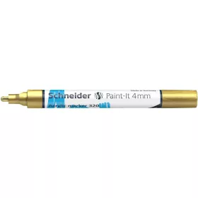   Dekormarker, akril, 4 mm, SCHNEIDER 'Paint-It 320', arany