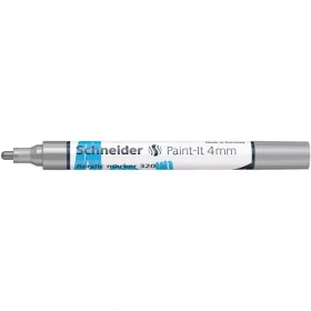   Dekormarker, akril, 4 mm, SCHNEIDER 'Paint-It 320', ezüst