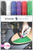 Dekormarker készlet, akril, 4 mm, SCHNEIDER 'Paint-It 320', 6 különböző szín