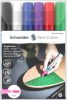 Dekormarker készlet, akril, 4 mm, SCHNEIDER "Paint-It 320", 6 különböző szín