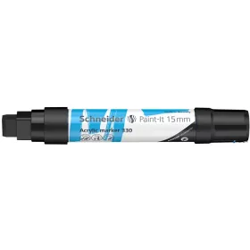   Dekormarker, akril, 15 mm, SCHNEIDER "Paint-It 330", fekete