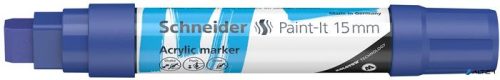 Dekormarker, akril, 15 mm, SCHNEIDER "Paint-It 330", kék