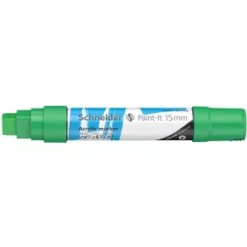   Dekormarker, akril, 15 mm, SCHNEIDER "Paint-It 330", zöld