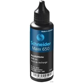   Utántöltő palack 'Maxx 230 és 280' alkoholos markerekhez, 50 ml, SCHNEIDER 'Maxx 650', fekete