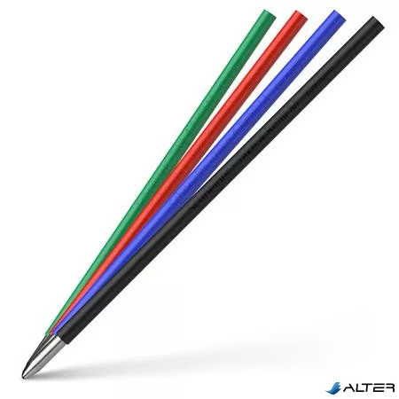 Golyóstollbetét, 0,5 mm, SCHNEIDER "Take 4", 4 különböző szín