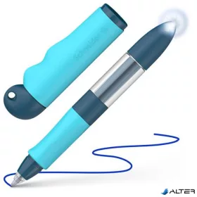   Rollertoll, írástanuló, patronos, M-es, SCHNEIDER 'Base Senso', kék-türkiz