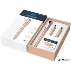   Töltőtoll ajándékszett, 1,1 mm, ajándék 1,5 és 1,8 mm-es tollheggyel, SCHNEIDER 'Callissima', barack