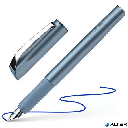 Töltőtoll, M-es, SCHNEIDER 'Ceod Shiny', acélkék