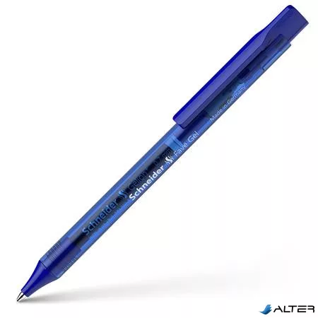 Zseléstoll, 0,4 mm, nyomógombos, SCHNEIDER "Fave Gel", kék