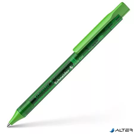 Zseléstoll, 0,4 mm, nyomógombos, SCHNEIDER "Fave Gel", zöld