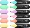 Szövegkiemelő készlet, 1-5 mm, SCHNEIDER "Job Pastel", 6 különböző pasztell szín