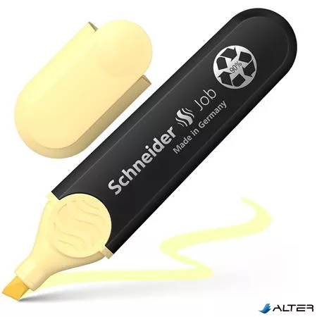 Szövegkiemelő készlet, 1-5 mm, SCHNEIDER "Job Pastel", 6 különböző pasztell szín