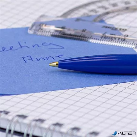 Golyóstoll, 0,5 mm, nyomógombos, SCHNEIDER "K15", kék