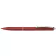 Golyóstoll, 0,5 mm, nyomógombos, SCHNEIDER "K15", piros