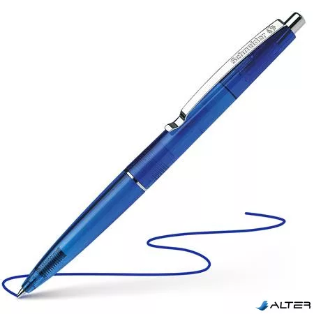 Golyóstoll, 0,5 mm, nyomógombos, SCHNEIDER "K20 Icy", kék