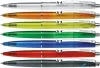 Golyóstoll, 0,5 mm, nyomógombos, vegyes színű test, SCHNEIDER "K20 Icy", kék