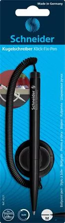 Ügyféltoll, SCHNEIDER 'Klick-Fix Pen', fekete