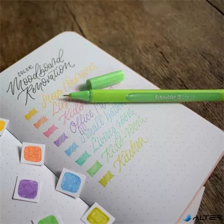 Tűfilc készlet, 0,4 mm, SCHNEIDER "Line-Up Pastel", 8 különböző pasztell szín