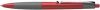 Golyóstoll, 0,5 mm, nyomógombos, SCHNEIDER 'Loox', piros