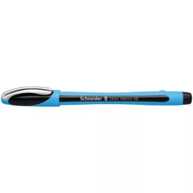   Golyóstoll, 0,7 mm, kupakos, SCHNEIDER 'Slider Memo XB', fekete