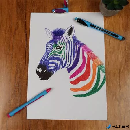 Golyóstoll, 0,7 mm, kupakos, SCHNEIDER 'Slider Memo XB', fekete