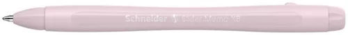 Golyóstoll, 0,7 mm, kupakos, SCHNEIDER 'Slider Memo XB', gyöngy
