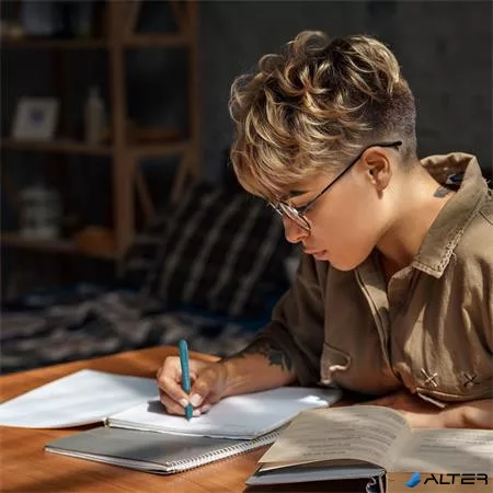 Golyóstoll, 0,7 mm, kupakos, SCHNEIDER 'Slider Memo XB', pávakék