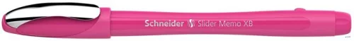 Golyóstoll, 0,7 mm, kupakos, SCHNEIDER 'Slider Memo XB', rózsaszín
