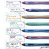 Golyóstoll készlet, 0,7 mm, kupakos, SCHNEIDER "Slider Memo XB", vegyes színek