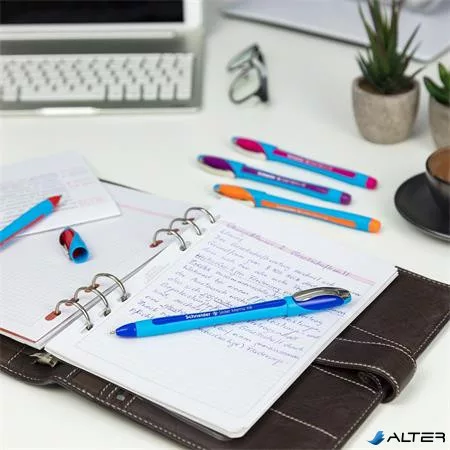 Golyóstoll, 0,7 mm, kupakos, SCHNEIDER 'Slider Memo XB', zöld